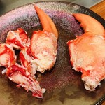 神楽坂 鉄板焼 中むら - ブルターニュ産オマールブルー600g超