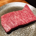 神楽坂 鉄板焼 中むら - 川岸牧場産神戸牛　サーロイン80g