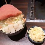 Tsukishima Monja Moheji - ・明太もちもんじゃ＋チーズトッピング
                         （1480円＋230円）