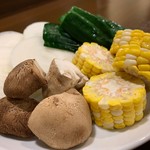Sumibiyakinikuohakotei - 焼き野菜盛合せ