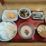 盛岡月が丘食堂 - 朝食セット（４００円）