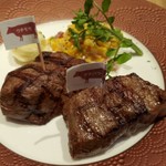 熟成和牛ステーキグリルド エイジング・ビーフ TOKYO - ビーフステーキ（タテバラ、ウチモモ）
