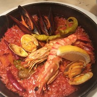 イベリコ・バル 門仲 - イベリコ豚と海の幸の激辛パエリア