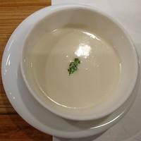 天ぷら鉄板料理 天旬 - 新じゃがの冷たいスープ