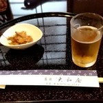大和屋 - 【2019.7.20(土)】瓶ビールとお通し