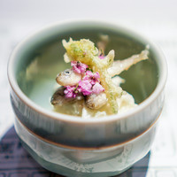 浪速割烹 㐂川 - 豆鯵の南蛮漬け