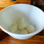 ラーメン二郎 - うずらのたまご