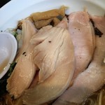 濃麺 海月 - 鶏ﾁｬｰｼｭｰ平面約10×5㎝
