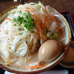 ラーメン みそ壱 - 野菜みそラーメン  720円
            味たまご  120円
            おろしにんにく  70円