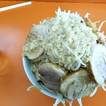 暴豚製麺所 - 小塩ラーメン+野菜、背脂増し①