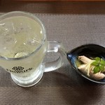 食彩厨房 甚兵衛 - メガハイボールとお通し