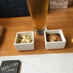 Wakon - 生ビール550円とお通し500円