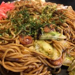 元祖やきとり串八珍 - ソース焼きそばも美味い