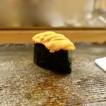 Sushi Kassai - ［2019/07］寿司② うにの軍艦巻き