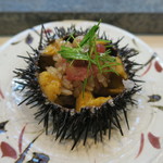 寿司栄 - ムラサキウニ