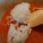 はなさき家 - スープに投入