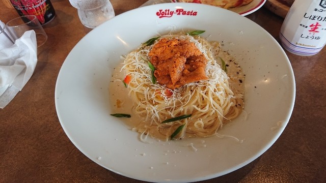 冷製うにぼなーら 1190円 税抜 By 順一さん ジョリーパスタ 門真店 大和田 ファミレス 食べログ