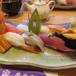 亀喜寿司 - 横から撮影