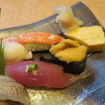 亀喜寿司 - カツオ握り美味