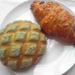 伽羅リエゾン - 抹茶メロンパン・クロワッサンショコラ