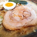 栃木大勝軒 - こってり醤油ラーメン　黒　アップ