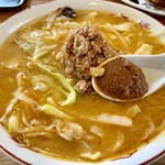 ラーメン松月 - これが一番人気の「みそラーメン」！！