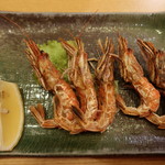 Kisshoutei Sushi Robata - 泥海老塩焼き：600円