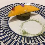 Grand rocher - ２つ目のデザート、サブレの上にマンゴー