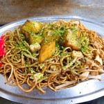 はとやお好み焼店 - ジャンボポテト焼きそば