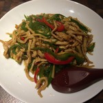 中華料理 翠来軒 - 肉とピーマンの細切炒め