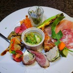 トラットリア ラ・エガオ - 前菜盛り合わせ
