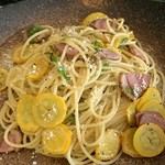 茶房 慧 - 月セットのパスタ