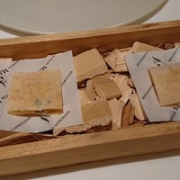 メイ - アミューズ一皿め サーモンのリエット