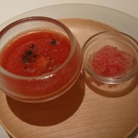 メイ - ガスパチョ スイカのシャーベット添え