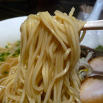 担々たぬき・ら～めんKIWAMI - 2012年1月　麺は細麺ストレートです