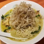 麺屋 六感堂 - 鮑の肝の冷製もやしそば