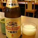 かつ饗 - 瓶ビール