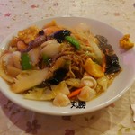 中国料理 丸勝 - 五目焼そば大盛り