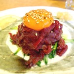 じもんじゅ - 桜ユッケ