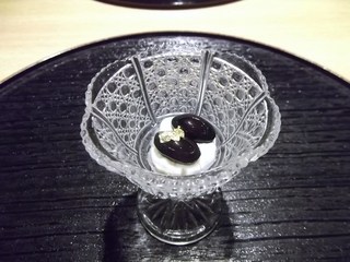 日本料理 柚こう - “丹波産黒豆の白和え”