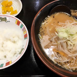 Asunaro - 味噌ラーメン餃子セット
