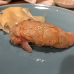 うを徳 - 羽幌のボタンエビのにぎり