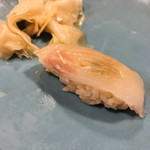 うを徳 - 淡路の鱸のにぎり