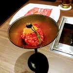 高麗房 - 雲丹にキャビアが乗ってます