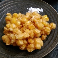 てんぷら天松 日本橋店 - トウモロコシかき揚げ
