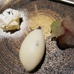 厨翠山   - 桃のアイス　ぶどう　