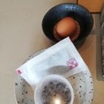 厨翠山   - 納豆、海苔、卵の