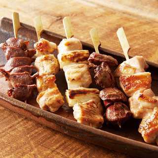 [Exquisite Yakitori (grilled chicken skewers)] Perfect for various parties ◎