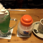 Komeda Ko-Hi-Ten - クリームソーダ、バナナジュース、カフェオレ