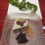 銀座 しのはら - ゴマ豆腐（水無月）